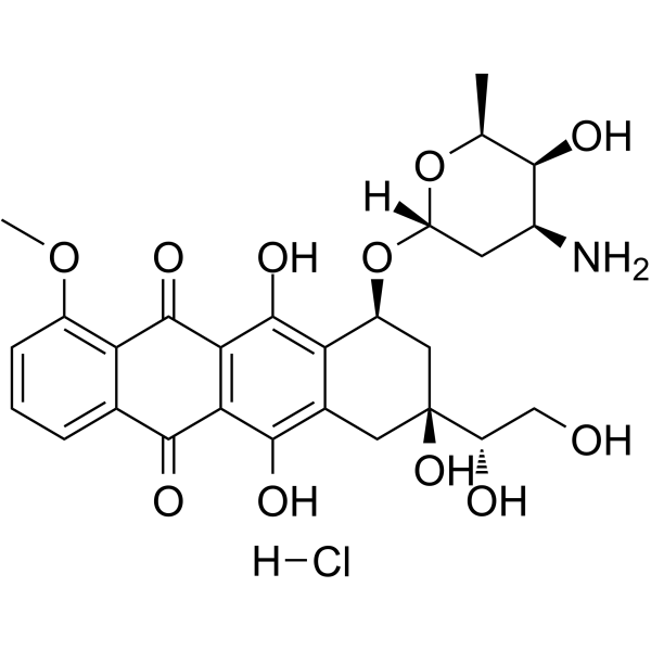 Doxorubicinol hydrochloride (13-Dihydroadriamycin hydrochloride) 63950-05-0